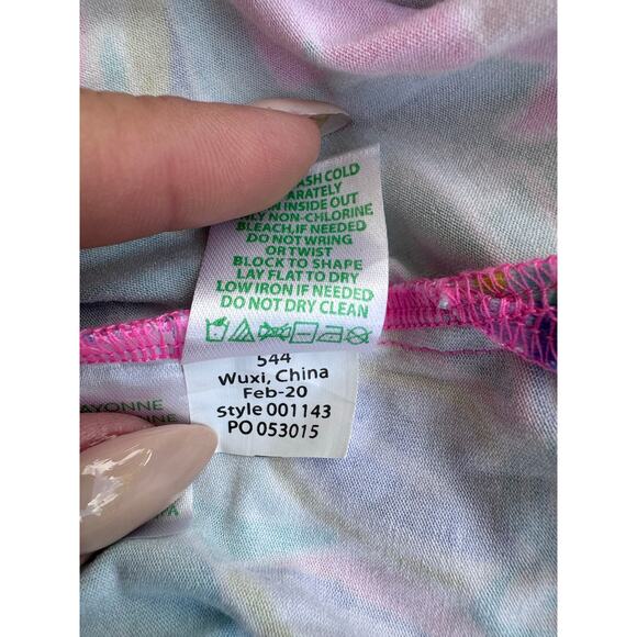 Lilly Pulitzer Mirella Maxi Dress It Was All A Dream Print Ruffle V Neck Large - Picture 11 of 11